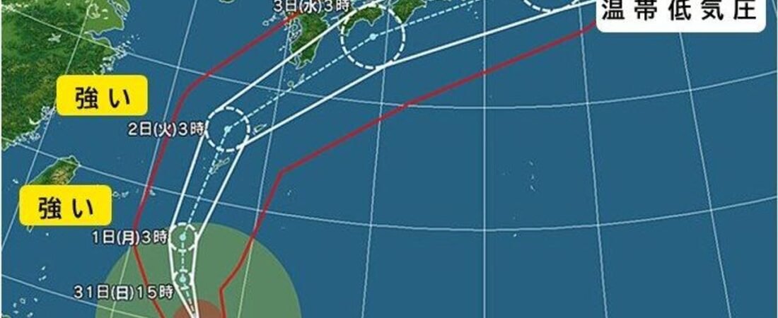 台風 1日から強い勢力で沖縄接近