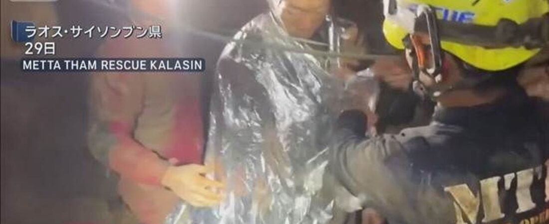 ラオス増水で7人閉じ込め 1人救助
