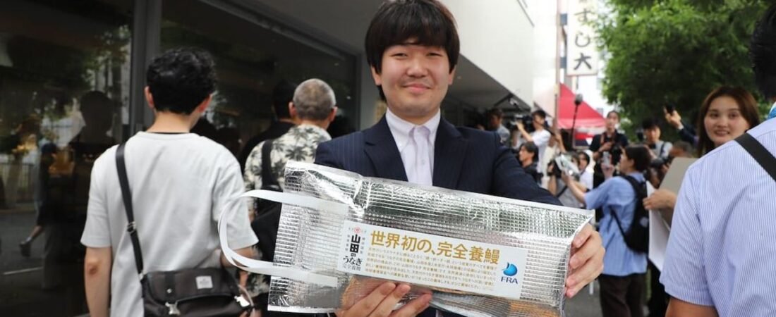 完全養殖ウナギ 2分でネット完売