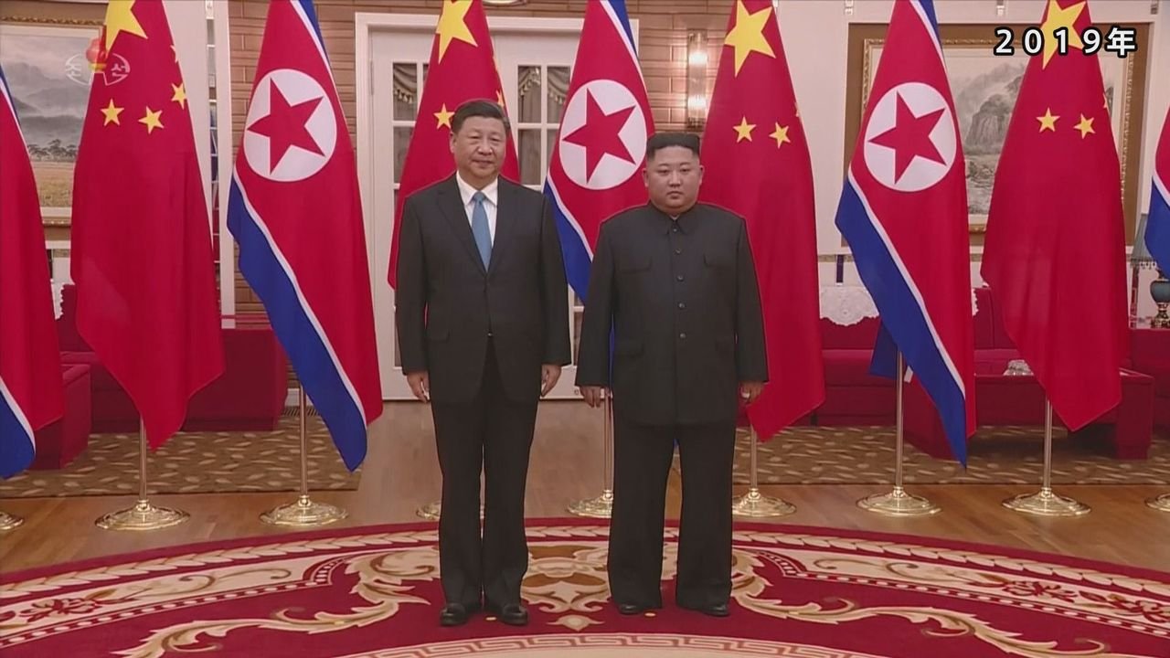 習氏が北朝鮮到着 正恩氏と会談へ