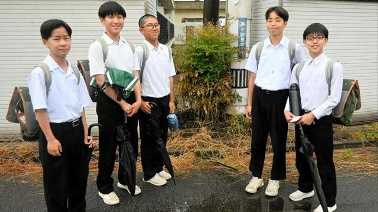 幼なじみ5人お手柄 火災消し止め