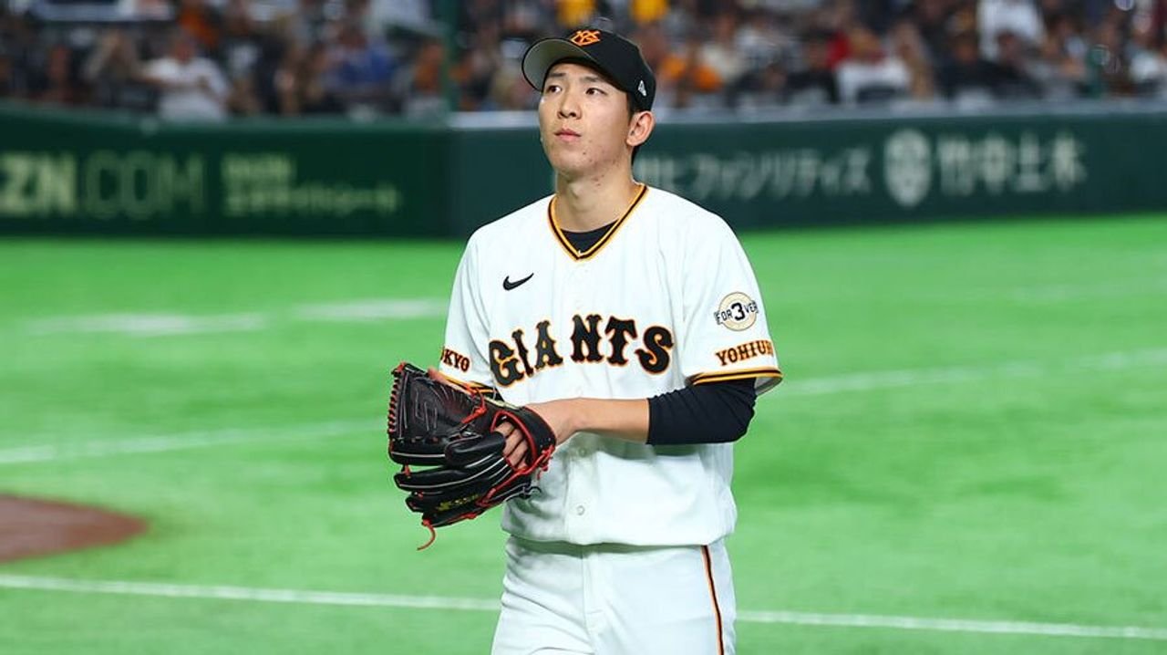 戸郷が危険球退場 東京ドーム騒然
