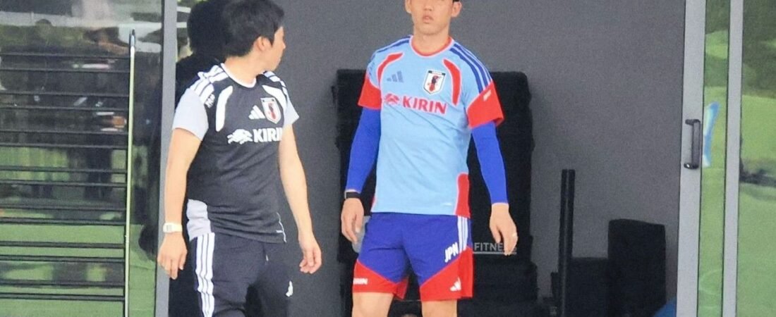 代表・遠藤航が練習場に姿見せる