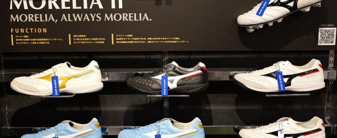 ミズノのサッカー靴 部活で存在感