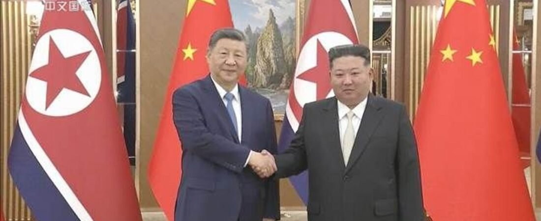 中朝首脳会談 非核化には触れず