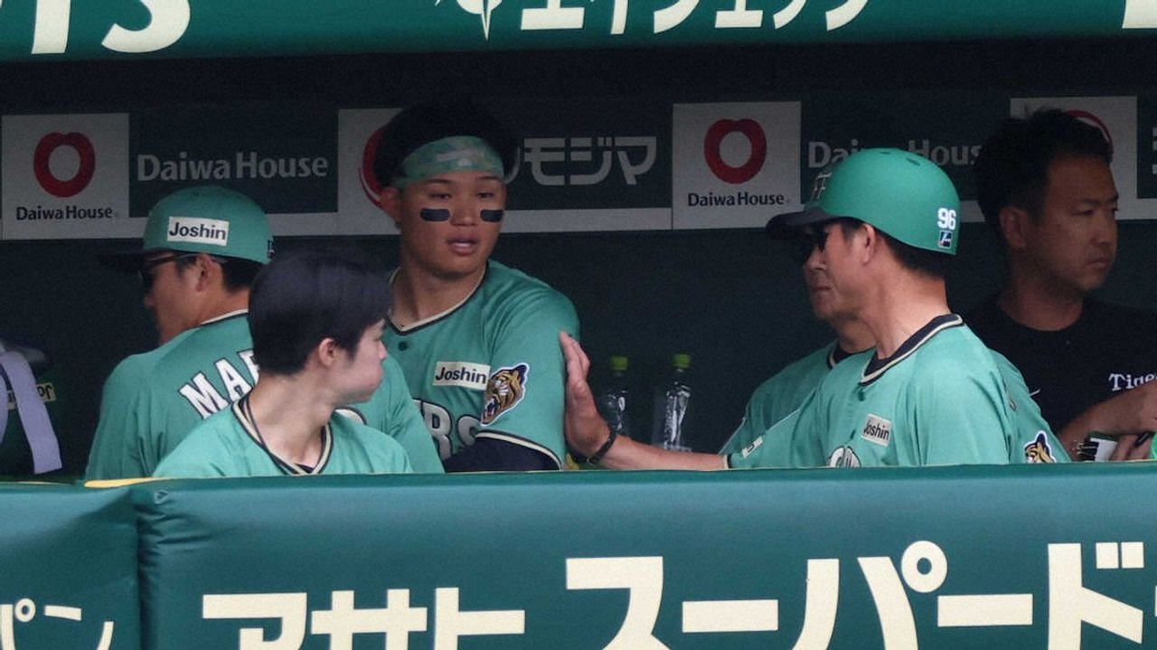 阪神森下が暴言で退場 悔やむ坂本