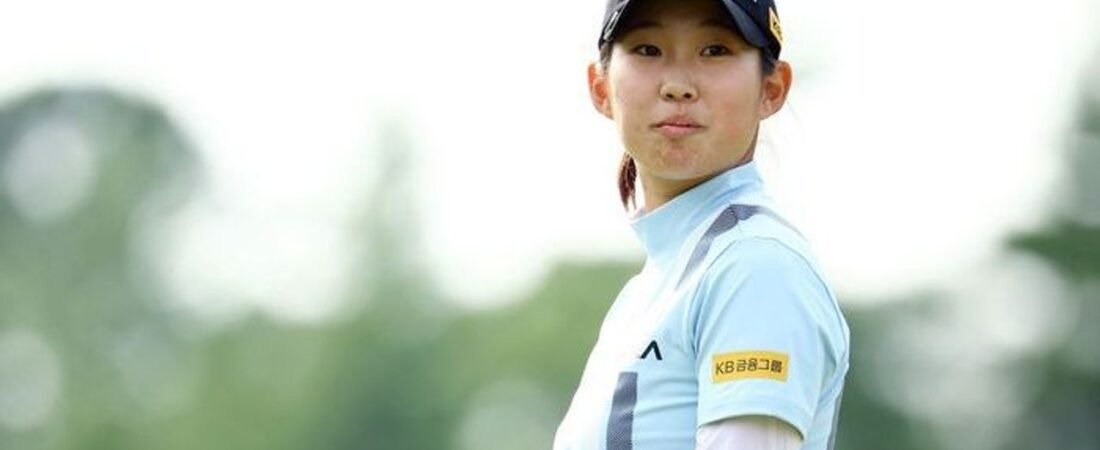 衝撃 韓国の14歳9バーディで首位