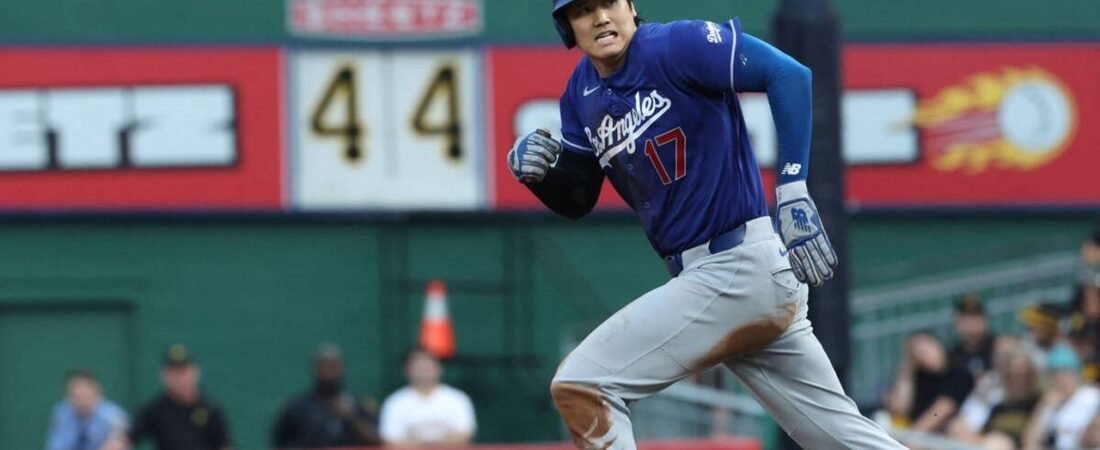 大谷が途中交代 左膝の炎症と発表