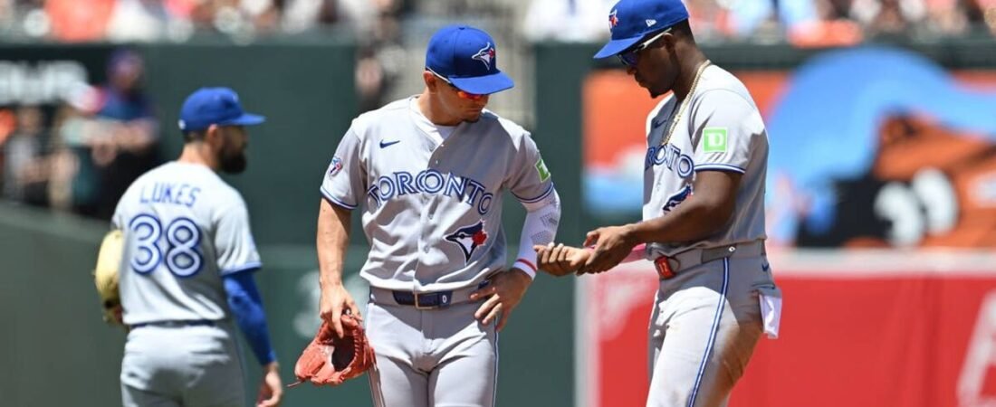 客投げたボール直撃 MLB選手交代