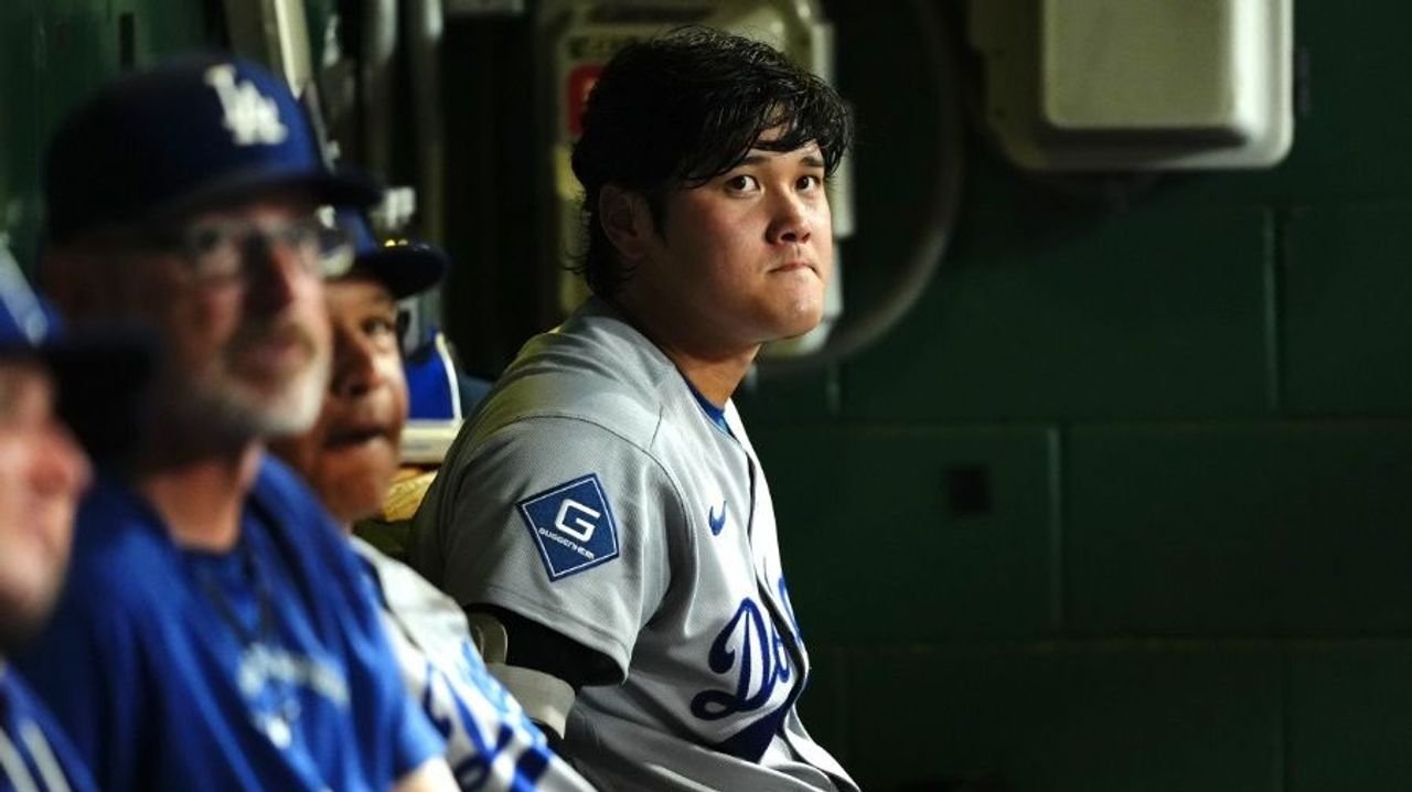 大谷は検査で異常なし 軽症強調