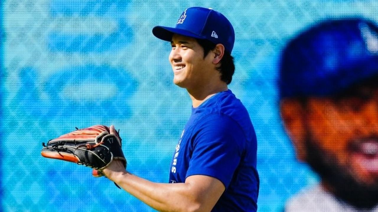 大谷 試合後異例のキャッチボール