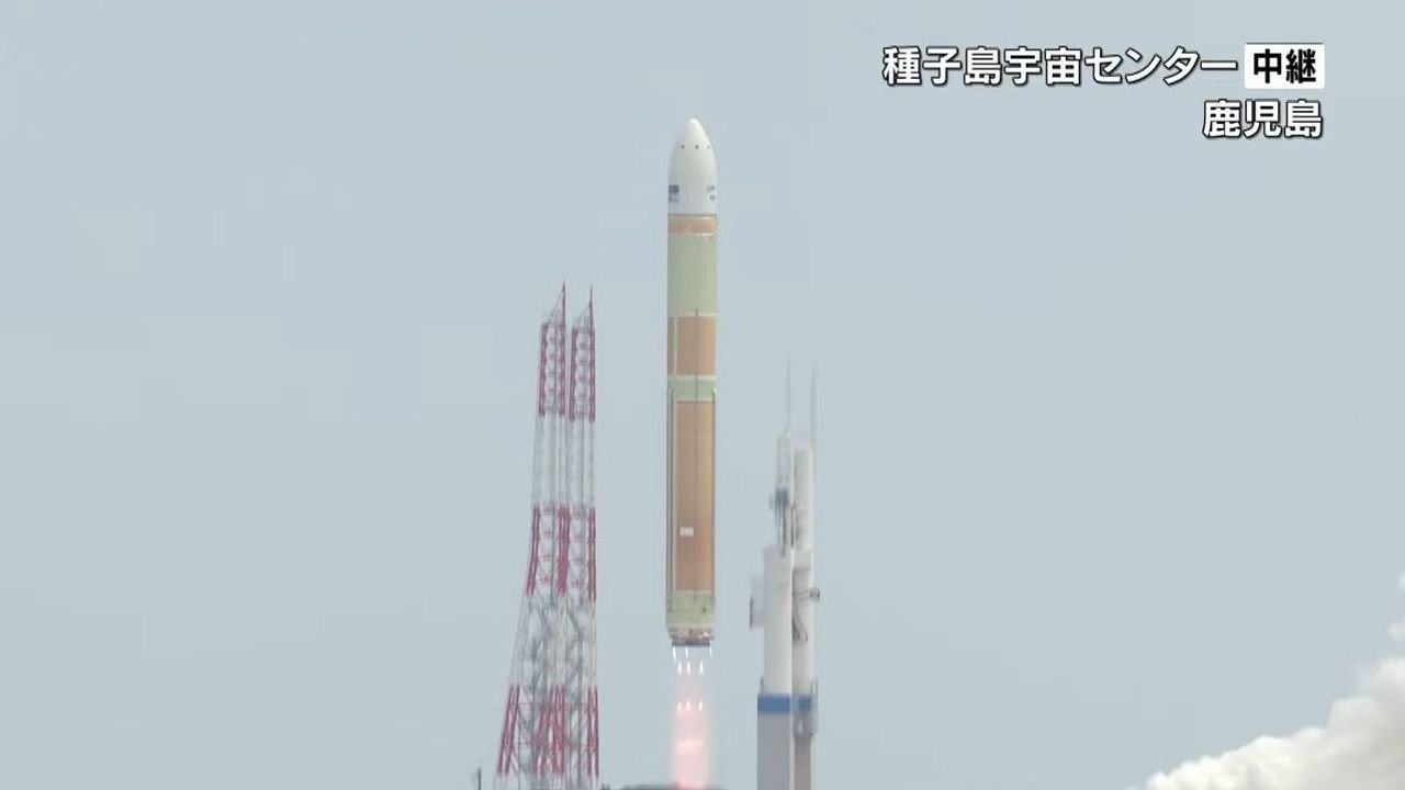 H3ロケット6号機 打ち上げに成功
