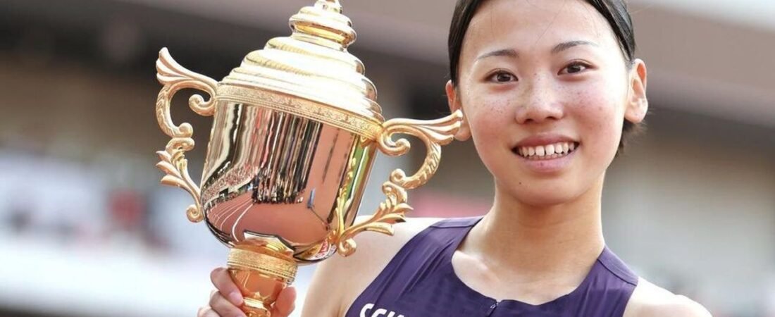 久保凛が涙 逆転で800m3連覇