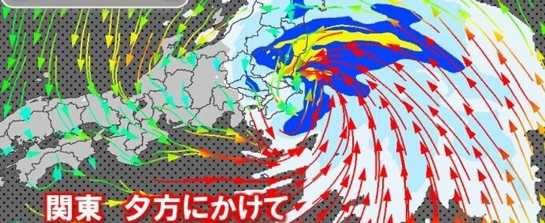 台風6号 関東は夕方まで風ピーク